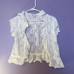 Candies crop cardigan